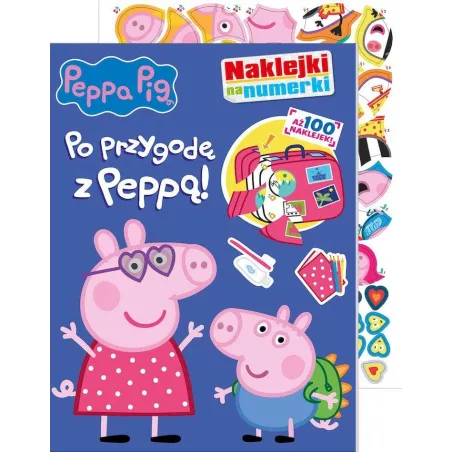 Świnka Peppa. Po Przygodę Z Peppą. Naklejki Na Numerki Świnka Peppa. Po Przygodę Z Peppą. Naklejki Na Numerki