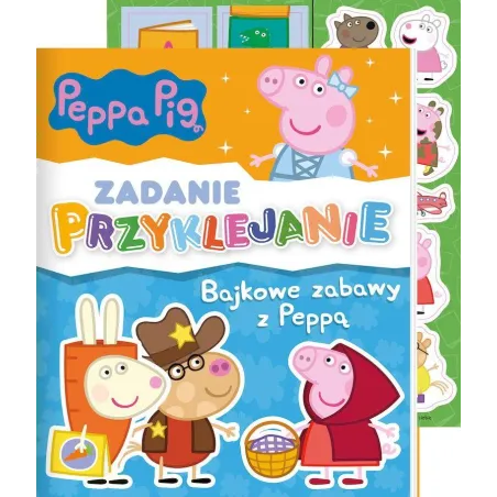 Świnka Peppa. Bajkowe Zabawy Z Peppą. Zadanie Przyklejanie