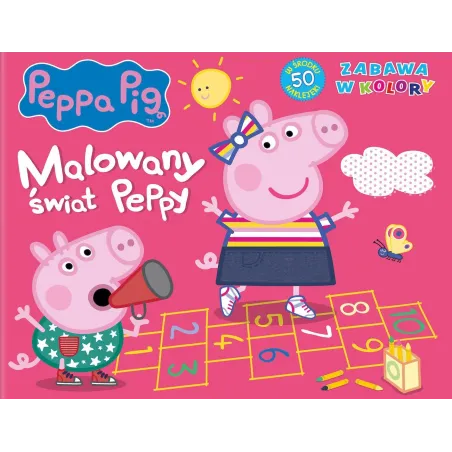 ŚWINKA PEPPA. MALOWANY ŚWIAT PEPPY. ZABAWA W KOLORY