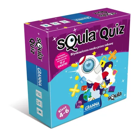 SQULA QUIZ KLASA 4-6 GRA EDUKACYJNA 9+