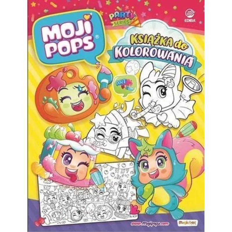 MOJI POPS. KSIĄŻKA DO KOLOROWANIA + PREZENTY