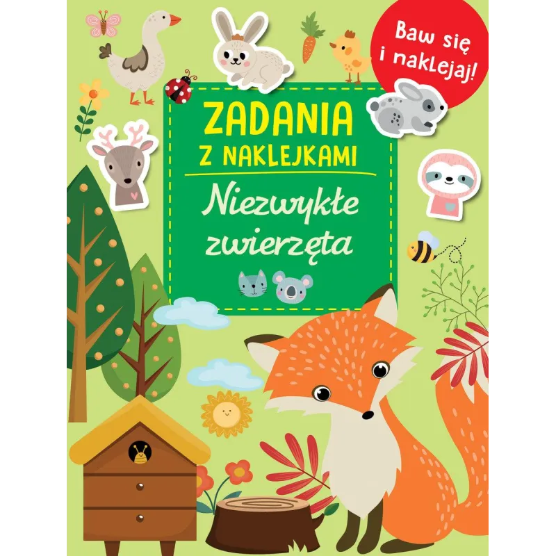 NIEZWYKŁE ZWIERZĘTA. ZADANIA Z NAKLEJKAMI