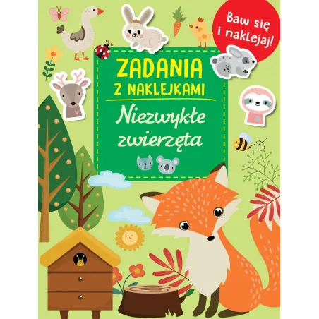 NIEZWYKŁE ZWIERZĘTA. ZADANIA Z NAKLEJKAMI