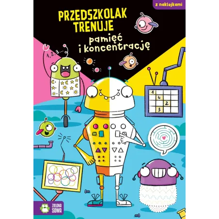Przedszkolak Trenuje Pamięć I Koncentrację. Książeczka Z Naklejkami