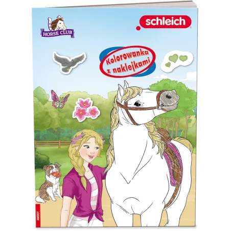 SCHLEICH Horse Club Kolorowanka z naklejkami NA8402 Opracowanie zbiorowe