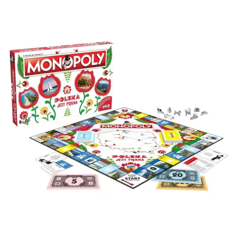 MONOPOLY POLSKA JEST PIĘKNA GRA PLANSZOWA 8+