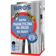 SIATKA MAGNETYCZNA NA DRZWI 100 X 220 CM CZARNA BROS