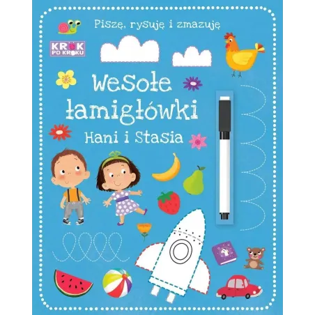 WESOŁE ŁAMIGŁÓWKI HANI I STASIA. PISZĘ, RYSUJĘ I ZMAZUJĘ II GATUNEK