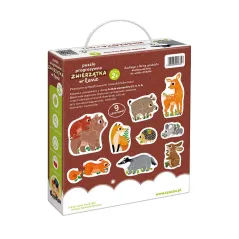 Zwierzątka W Lesie Puzzle Progresywne Czuczu 2+