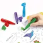 Flamastry Jumbo Dino 6 Sztuk Kidea Flamastry Jumbo Dino 6 Sztuk Kidea
