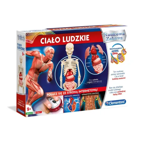 Ciało Ludzkie Naukowa Zabawa Clementoni 9+ Ciało Ludzkie Naukowa Zabawa Clementoni 9+