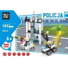POLICJA POSTERUNEK KLOCKI BLOCKI 6+