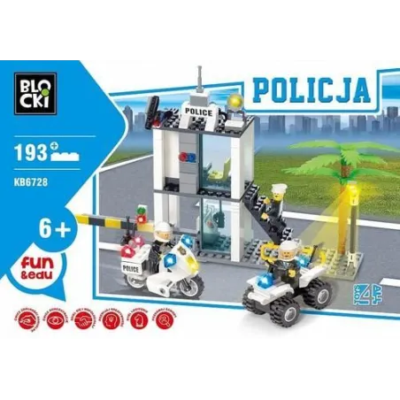 POLICJA POSTERUNEK KLOCKI BLOCKI 6+