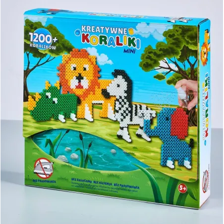ZWIERZĄTKA KREATYWNE WODNE KORALIKI 1200 SZT 5+
