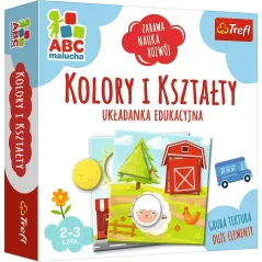 KOLORY I KSZTAŁTY ABC MALUCHA UKŁADANKA EDUKACYJNA 2-3 LATA