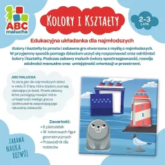 Kolory I Kształty Abc Malucha Układanka Edukacyjna 2-3 Lata