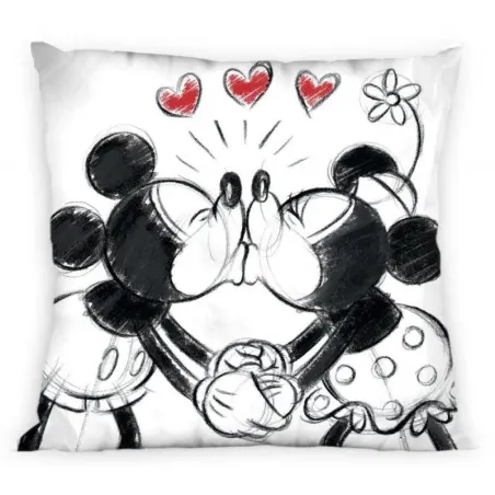 DEKORACYJNA POSZEWKA NA PODUSZKĘ 40X40 DISNEY MICKEY I MINNIE