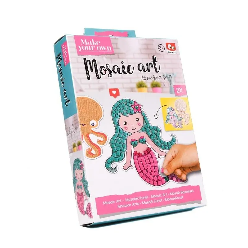 PIANKOWA MOZAIKA DLA DZIECI SYRENKA MAKE YOUR OWN 3+