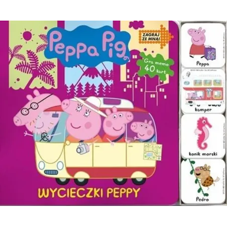 Świnka Peppa. Wycieczki Peppy. Gra Memo Świnka Peppa. Wycieczki Peppy. Gra Memo