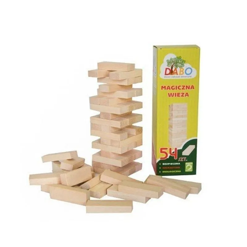 JENGA MAGICZNA WIEŻA GRA ZRĘCZNOŚCIOWA 6+