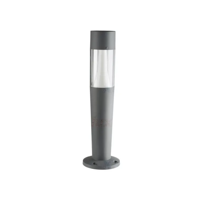 LAMPA OGRODOWA OPRAWA STOJĄCA Z WYMIENNYM ŹRÓDŁEM ŚWIATŁA OKRĄGŁA GRAFITOWA 77 CM KANLUX INVO TR 77-O-GR
