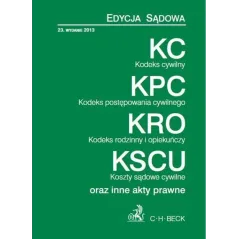 KODEKS CYWILNY ORAZ INNE AKTY PRAWNE - C.H. Beck
