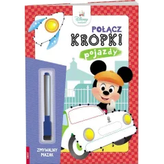 DISNEY MALUCH POŁĄCZ KROPKI POJAZDY