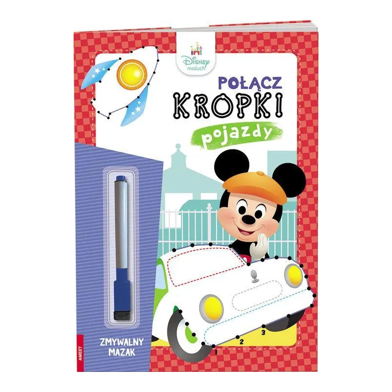 DISNEY MALUCH POŁĄCZ KROPKI POJAZDY
