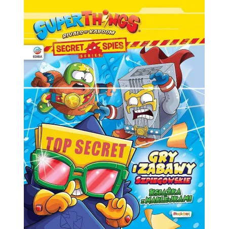Superzings. Książka Z Naklejkami. Gry I Zabawy Szpiegowskie