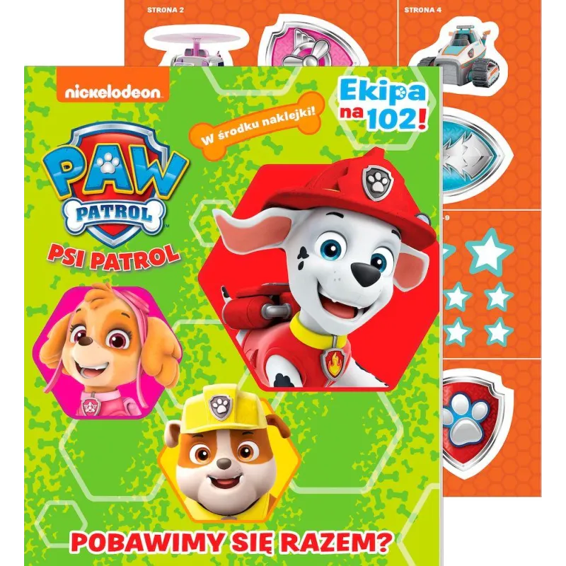 Pobawimy się razem Psi Patrol. Activity z naklejkami Opracowanie zbiorowe
