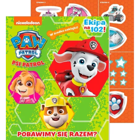 Pobawimy się razem Psi Patrol. Activity z naklejkami Opracowanie zbiorowe