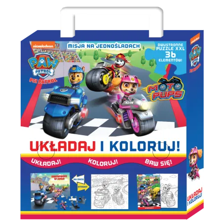 Psi Patrol. Układaj I Koloruj Psi Patrol. Układaj I Koloruj