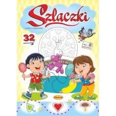 SZLACZKI. KOLOROWANKA Z NAKLEJKAMI
