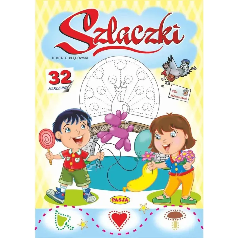 SZLACZKI. KOLOROWANKA Z NAKLEJKAMI