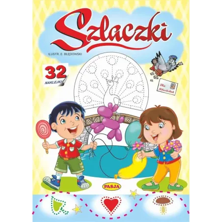Szlaczki. Kolorowanka Z Naklejkami Szlaczki. Kolorowanka Z Naklejkami