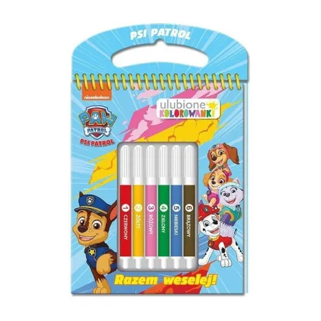 Psi Patrol. Razem Weselej! Ulubione Kolorowanki Psi Patrol. Razem Weselej! Ulubione Kolorowanki