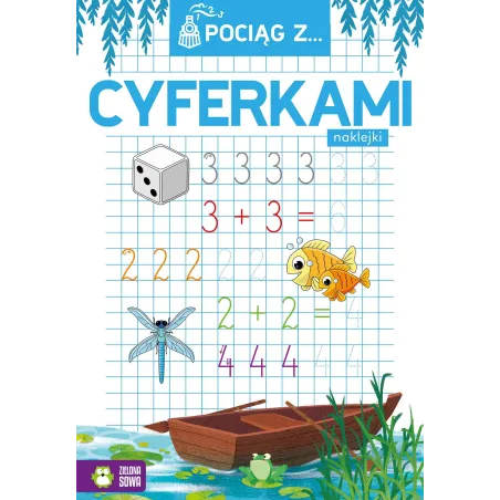 POCIĄG Z CYFERKAMI. KSIĄŻECZKA Z NAKLEJKAMI