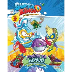 SUPERZINGS. POŚCIG ZA KAPSUŁĄ. KSIĄŻKA Z NAKLEJKAMI