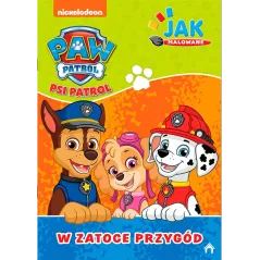 PSI PATROL. W ZATOCE PRZYGÓD. MALOWANKA