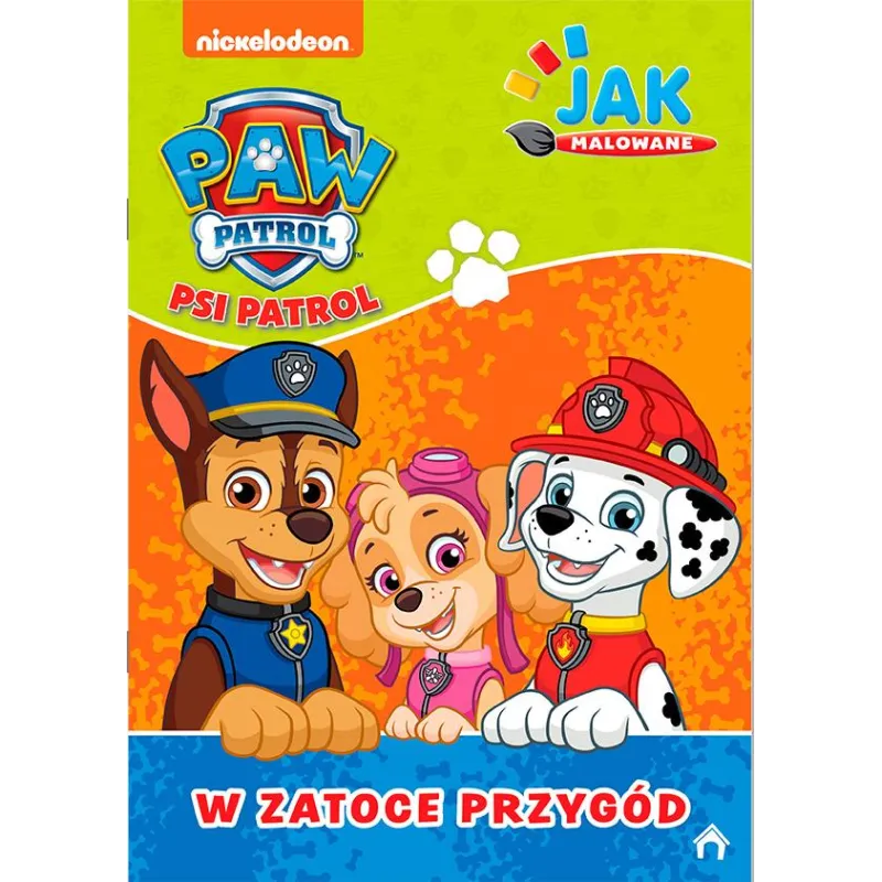 PSI PATROL. W ZATOCE PRZYGÓD. MALOWANKA