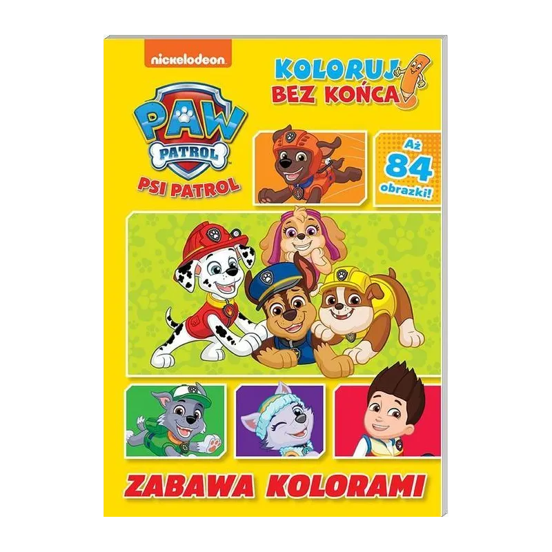 PSI PATROL. ZABAWA KOLORAMI. KOLORUJ BEZ KOŃCA