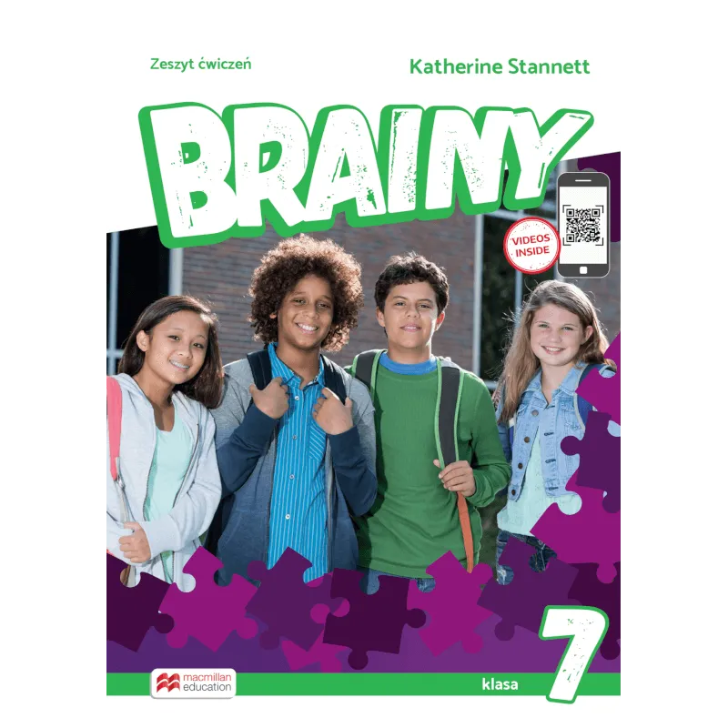 Brainy klasa 7 Zeszyt ćwiczeń reforma 2017 Katherine Stannett