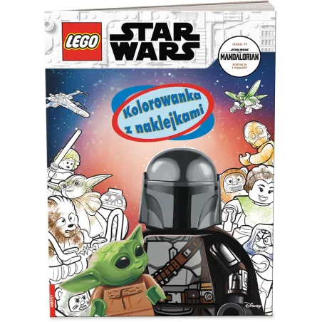 Lego Star Wars Kolorowanka z naklejkami NA6302 Opracowanie zbiorowe