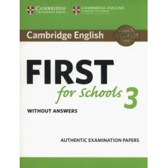 Cambridge English First for Schools 3 Students Book without Answers Simon Haines,Barbara Stewart