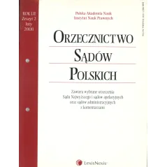 ORZECZNICTWO SĄDÓW POLSKICH - LexisNexis