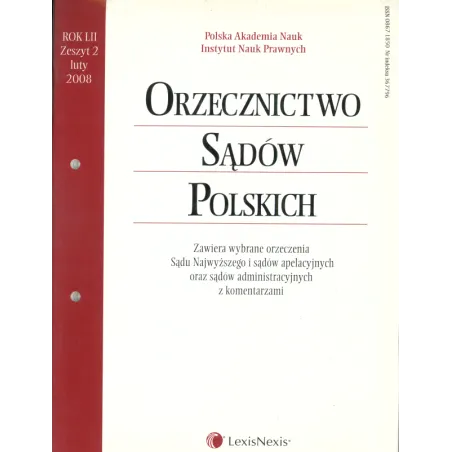 ORZECZNICTWO SĄDÓW POLSKICH - LexisNexis