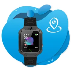 ZEGAREK SMARTWATCH  DZIECIĘCY CALMEAN EASY CZARNY