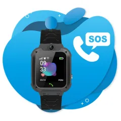 ZEGAREK SMARTWATCH  DZIECIĘCY CALMEAN EASY CZARNY