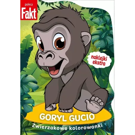 GORYL GUCIO. ZWIERZAKOWE KOLOROWANKI Z NAKLEJKAMI
