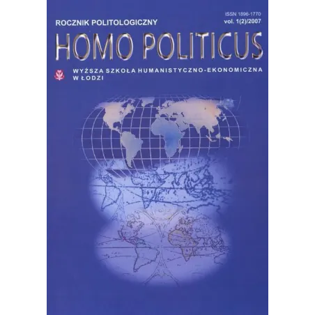CIVITAS POLITICUS ROCZNIK POLITOLOGICZNY - Wydawnictwo Akademii Humanistyczno-Ekonomicznej w Łodzi